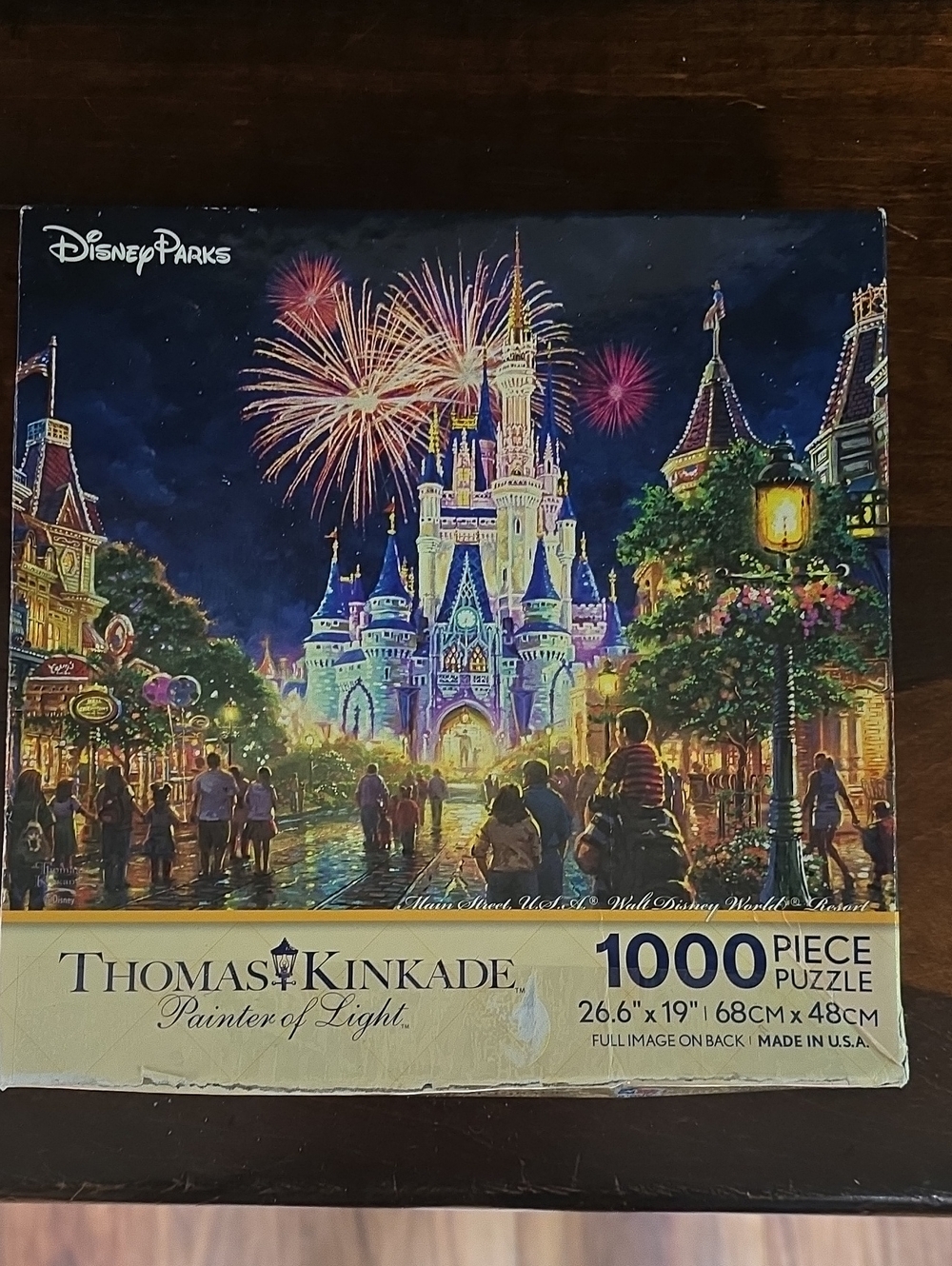 Thomas Kinkade Disney Parks 1000-Piece Nighttime Castle Jigsaw Puzzle